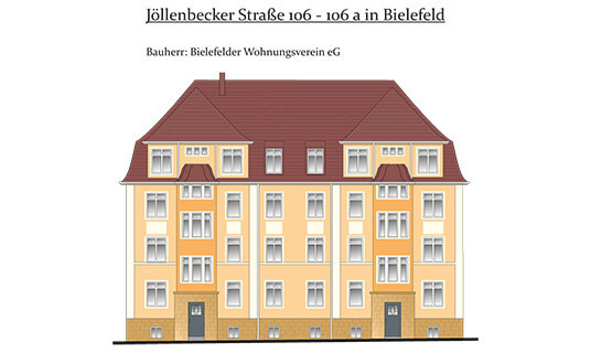 Farbgestaltung für Bielefelder Wohnungsverein eG…